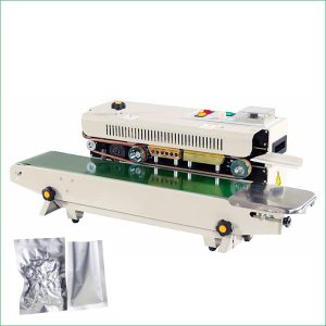 Automatic Continuous Plastic Film Aluminum Foil Bag Heat Sealing Machine