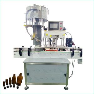 Automatic Capping Machine With Cap Feeder For Sale