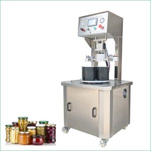 Semi Automatic Glass Jar Vacuum Capping Machine For Sale