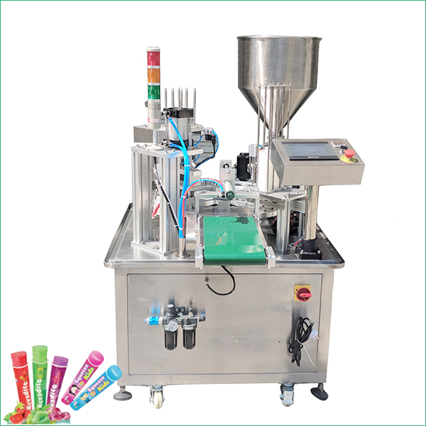 Automatic Rotary Type Calippo Ice Popsicle Tube Filling And Sealing Machine