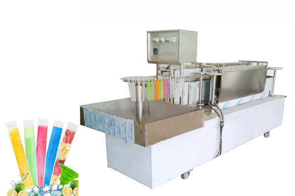 ice popsicle stick plastic tube filling and sealing machine