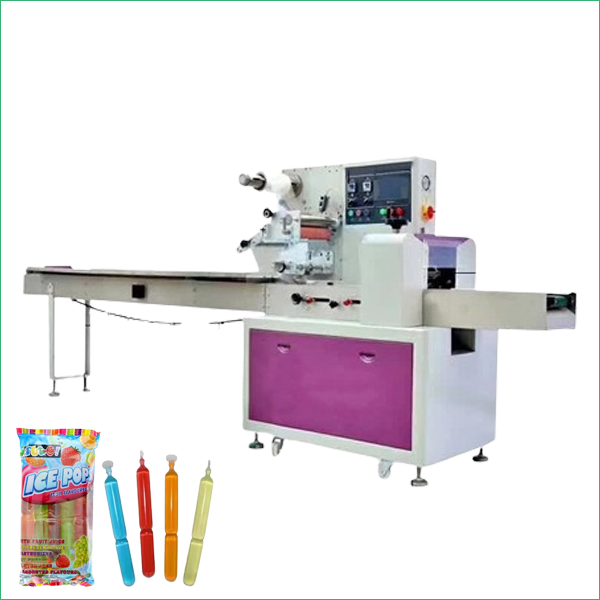 Horizontal Popsicle Ice Lolly Packing Machine For Sale