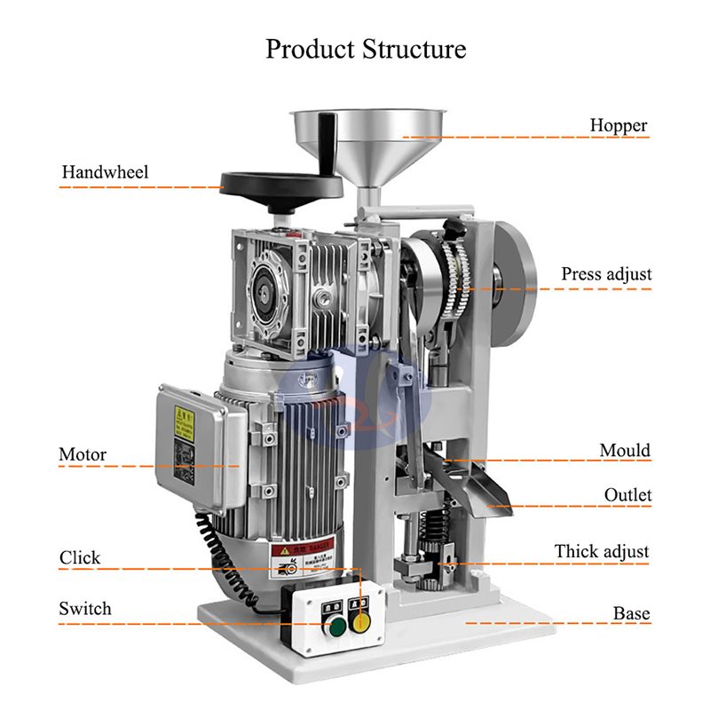 5 Single Punch Tablet Press structure